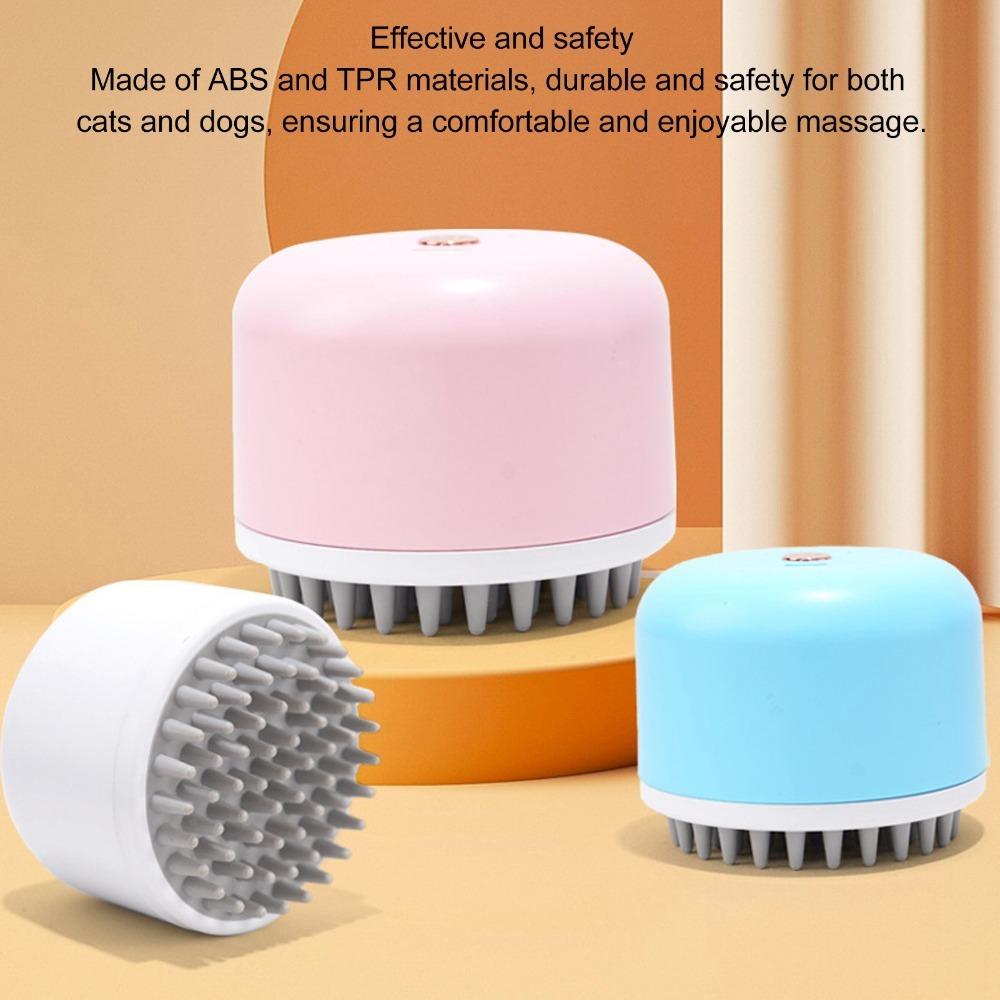 Soothing Massage Cat Massage Brush Handheld Dog Cat Grooming Brush Indoor Pet Relaxation