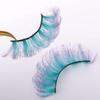 Colorful Colored Fake Eyelashes 3D Manga False Lashes Fashion Fake Eyelashes  Party