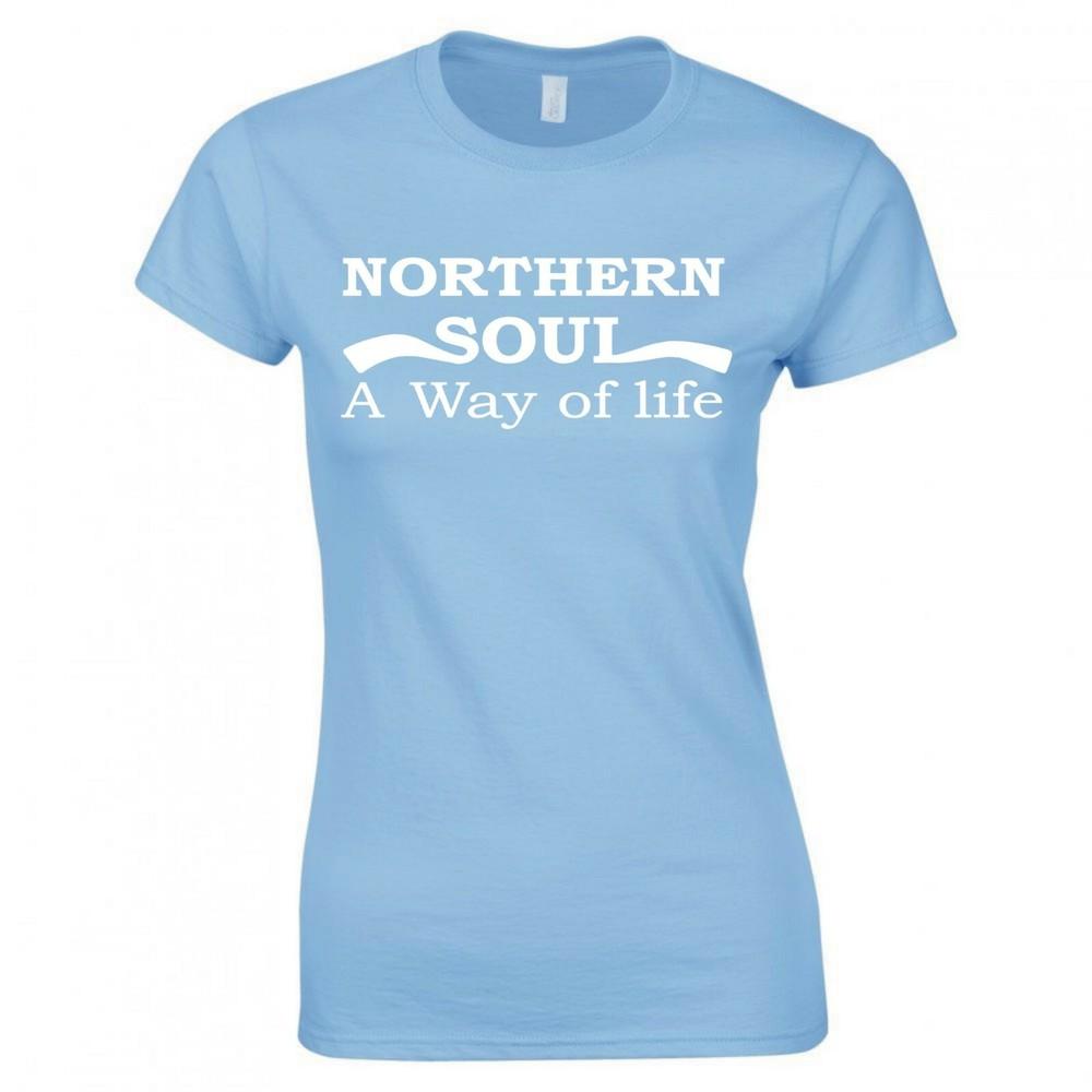 Northern Soul A Way Of Life Ladies Skinny Fit Tshirt