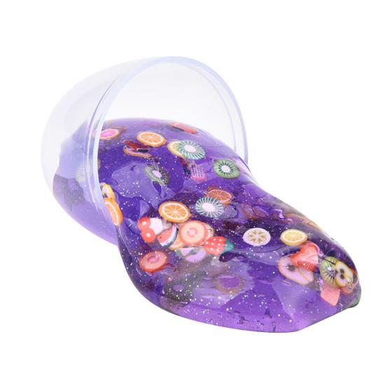 Egg Colorful Soft Fruit Slime Scented Stress Relief Sludge Toy Kids Adult Gift