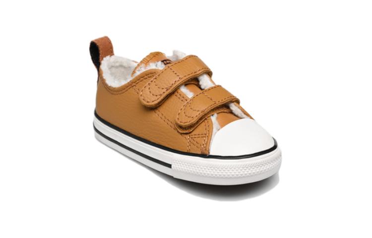 Converse Кеды Chuck Taylor All Star Easy on Удобные Низкие Канвасовые Коричневые для Младенцев и Малышей A03181C