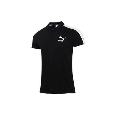 Рубашка поло Logo Sports Training Мужские топы Черная 532290-01