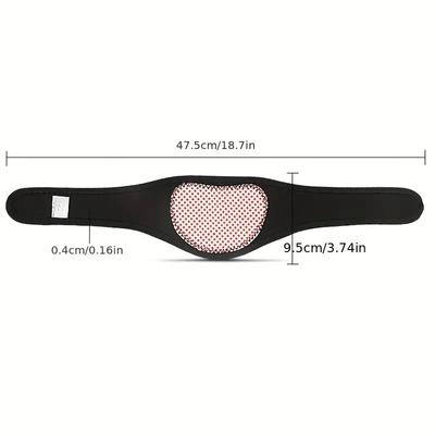 1шт. Грелка для шеи, самонагревающийся массажер для защиты шеи, может нагревать и обертывать шейный поддерживающий бандаж, самонагревающийся воротник для шеи