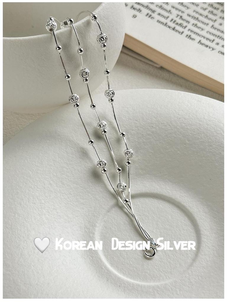 Браслет из стерлингового серебра 925 пробы с вращающимися бусинами - Элегантный и модный подарок для женщин