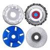 Шлифовальный и формовочный диск по дереву 4 шт./набор Круг для угловой шлифмашинки Диск для резьбы по дереву 22 зуба Цепной диск для шлифмашинки Подарок DIY для плотников