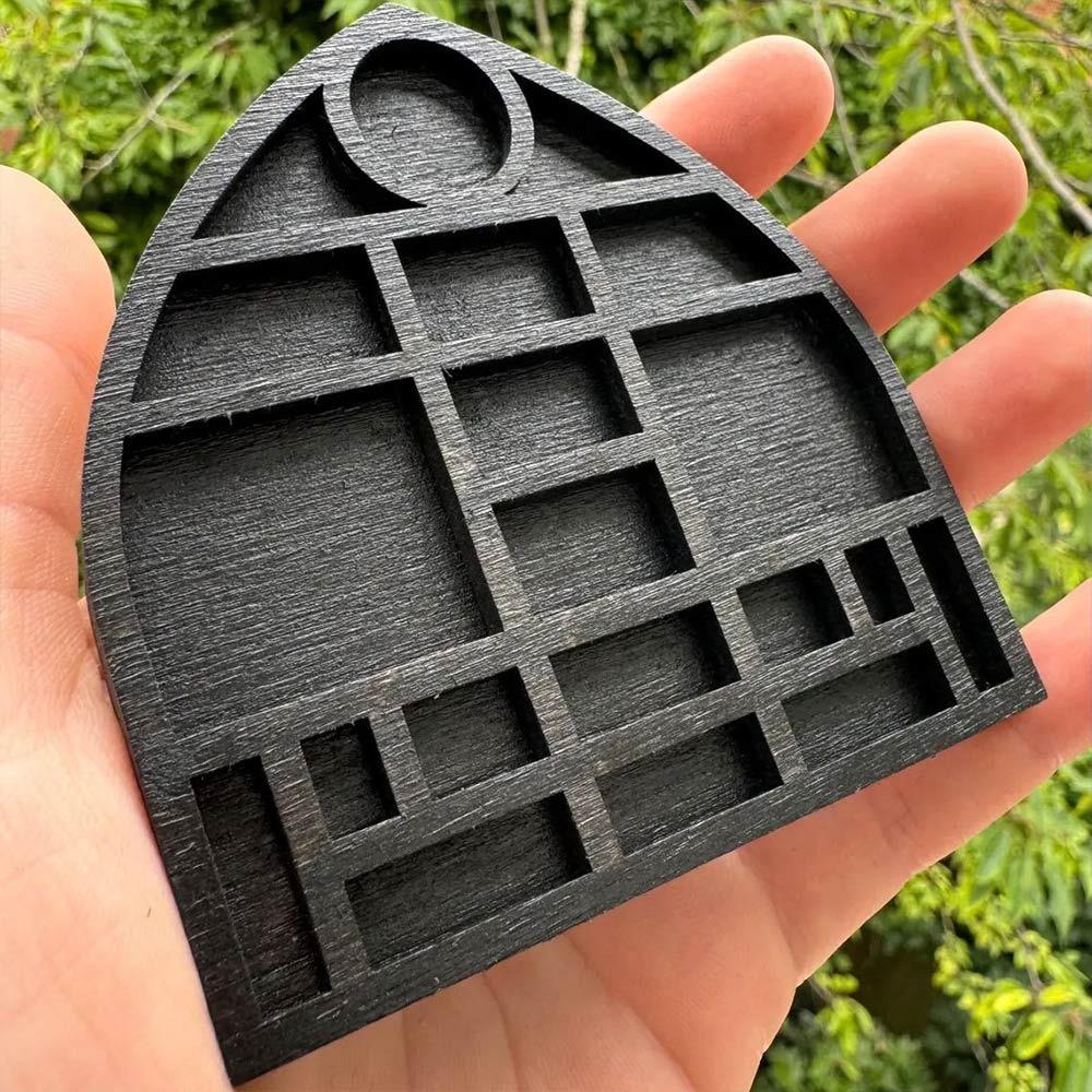 Сердце Звезда Гайка Мини Подставка для украшений Разнообразие Ячеек Полка для кукольного домика Миниатюрная Полка для безделушек Игрушка