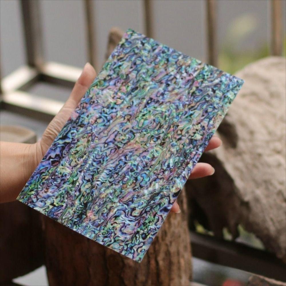 Paua Coated Printed Shell Laminate Sheet Abalone Finish DIY Lure Supply Jig Decoration