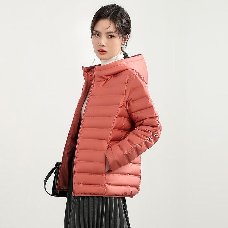 Yaya Женская легкая короткая пуховая куртка с капюшоном 2024 года
