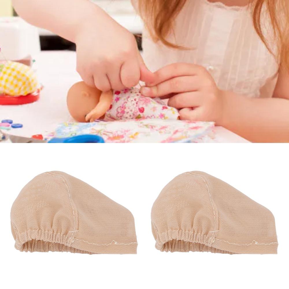 2pcs Closed End Doll Costume Liner Mesh Fabric Doll Making Accessories Handmade Hairstyles