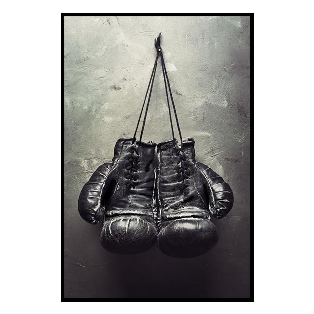 Граффити Боксерские Перчатки Украшение Фреска Спортивный Плакат Холст Картина Гостиная Стены Искусства Отпечатки для Современного Домашнего Декора Cuadros