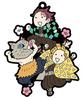 Коллекция резиновых талисманов Buddy Demon Slayer: Кимет