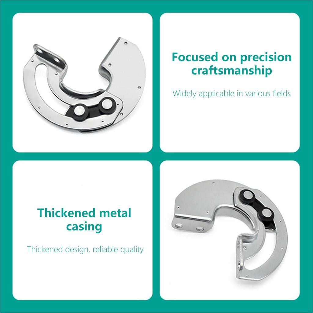 Полукруглые дверные петли из углеродистой стали, скрытая фурнитура, прочные, плавно работающие дверные петли для промышленных шкафов