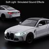 Масштаб 1:32 M4 X3M Модель игрушечной машинки Инерционная Музыка Свет Открывающиеся двери Миниатюрный Транспорт Металлические Литые Модели Детские Образовательные Подарки