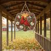 Living Room Wall Art Cardinals & Sunrise Diamond Painting DIY Craft Kit, Acrylic Diamonds Hanging Decoration with Seasonal Pre-Printed Pattern