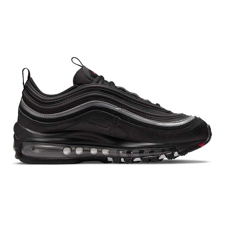 Nike Air Max 97 Черный Серебристый Красный GS 921522-028