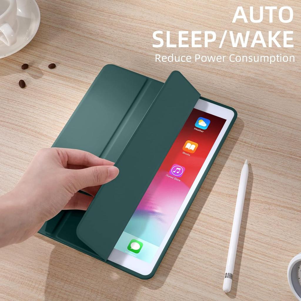 С чехлом-держателем для карандаша для iPad Pro 13 2024 12.9 2021 10.2 7/8/9/10th Чехол для iPad Air 11 2 4 5 Mini 5 6 Портативный чехол для iPad Pro 11 поколения