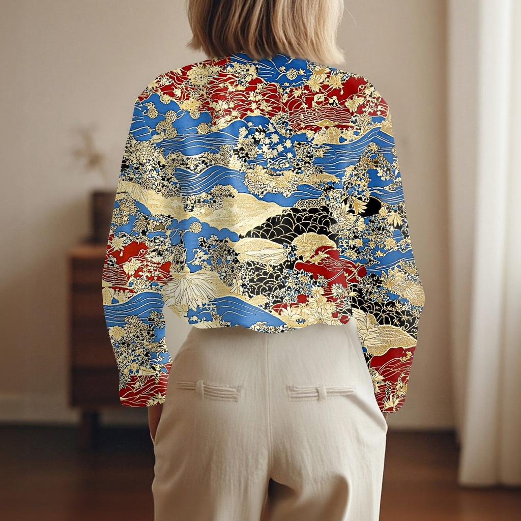 Женские хлопковые льняные топы с длинными рукавами, свободные футболки с V-образным вырезом в стиле бохо, винтажные блузки