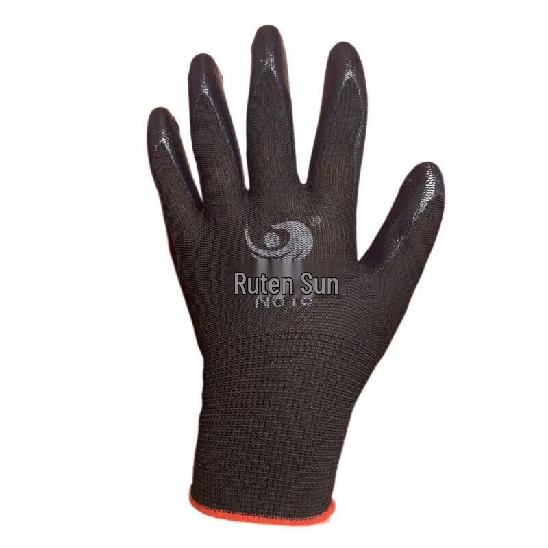 Luteng Sun Island Thickened Nitrile Palm Coated Work Gloves