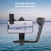Mobile Phone L-Bracket Holder Video Rig Handheld Stabilizer Kit Including Macro Lens + Phone Clip +