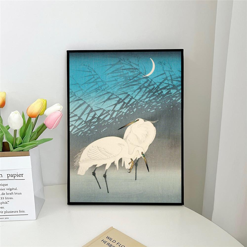 1 шт. Хокусай О-Охара К-Косон японский стиль искусства самоклеящийся художественный постер водонепроницаемая бумажная наклейка для кофейни бара настенный декор