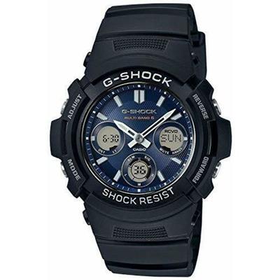 Наручные часы G-SHOCK с радиоприемником и солнечной батареей AWG-M100SB-2A Мужские зарубежная модель НОВИНКА