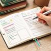 12 Months A5 Agenda Planning Notebook Pu Leather To-do List Notebook Diary Writing Pads  Student