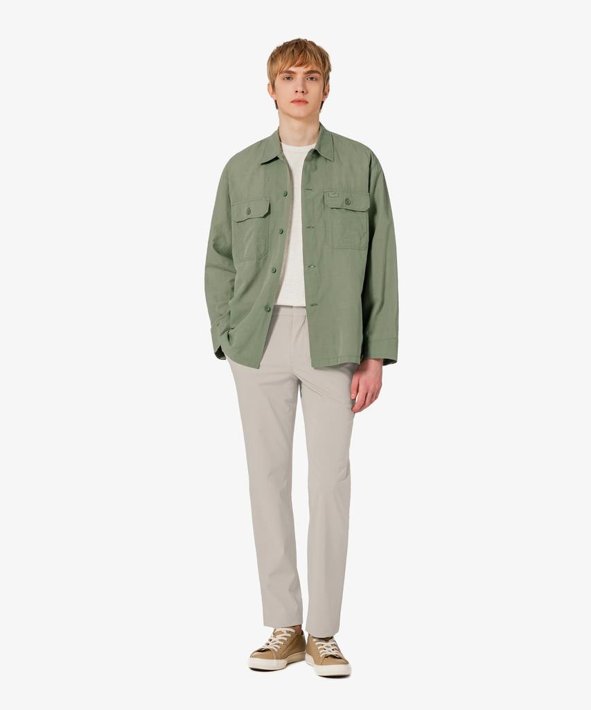 LACOSTE Мужская базовая футболка с коротким рукавом из плотного джерси Th315E-56G Xfj
