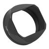 Haoge LH-X54B Square Metal Lens Hood with 49mm Adapter Ring for Fujifilm X100VI Camera, Black