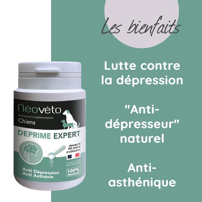 Aliment complémentaire - Néovéto - DEPRIME EXPERT - Lutte contre la déprime canine - Pour chiens - 100% naturel