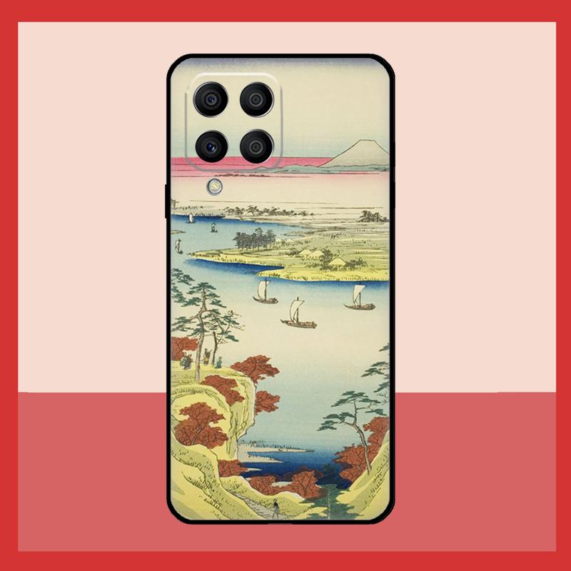 Японский чехол Укиё-э для Samsung Galaxy M56 M12 M06 M32 M52 M35 M55 M15 M11 M13 M14 M16 M36 M31 M53 M34 M54