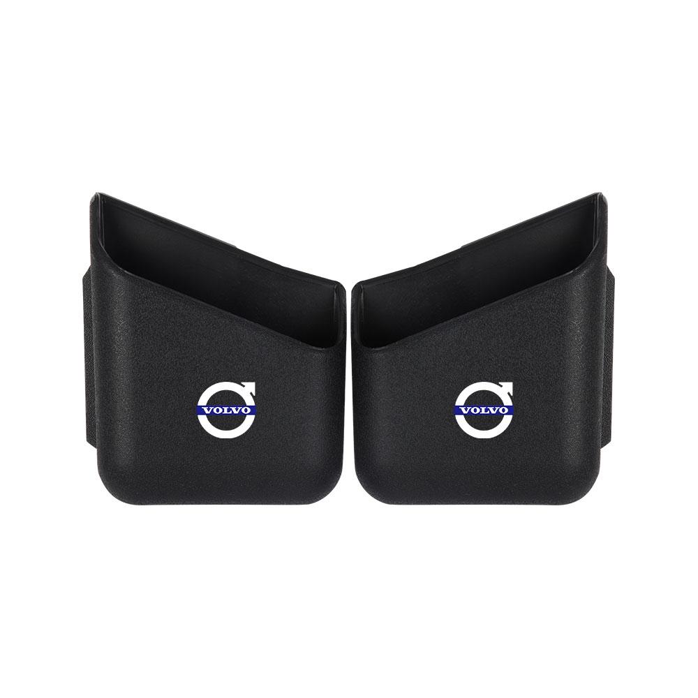 qzhum6 New 2pcs Plastic Car Organizer Auto Truck Pillar Storage Box Accessories For Volvo T6 AWD C30 C40 C50 C70 S40 S60 S70 S80 S90