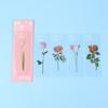 Marker Page Holder PET Specimen Bookmarks Translucent Flower Nature Plants Bookmarks Bookmarks Card