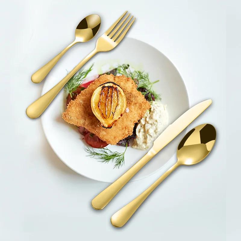 24 шт. роскошных столовых приборов с держателем из нержавеющей стали вилка ложка нож бизнес подарочная коробка стойка для столовых приборов домашняя посуда