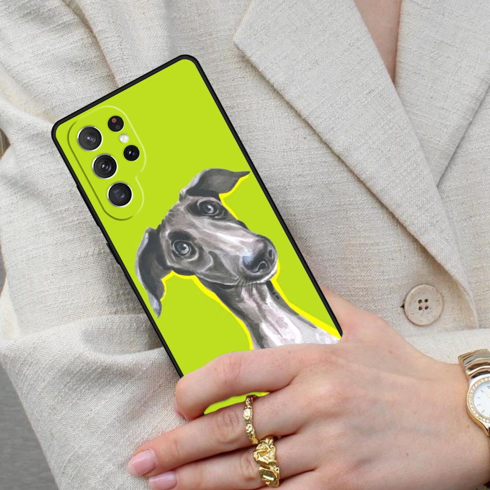 Galgo Greyhound Dog SOFT Cell Phone Case for Samsung Galaxy S26 Ultra S25 S24 S23 S22 S21 S20 Note10 Cover