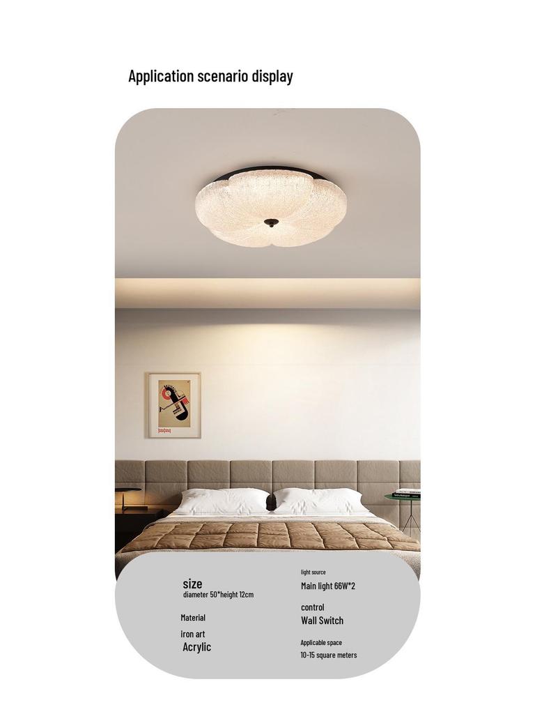 2025 Modern Minimalist Petal Ceiling Light - Luxury & Eye-Friendly for Children's Bedroom