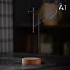 Upside Down Incense Burner Round Incense Tray Wooden Incense Sticks Stand Holder For Yoga Bedroom Office Party Home Decor