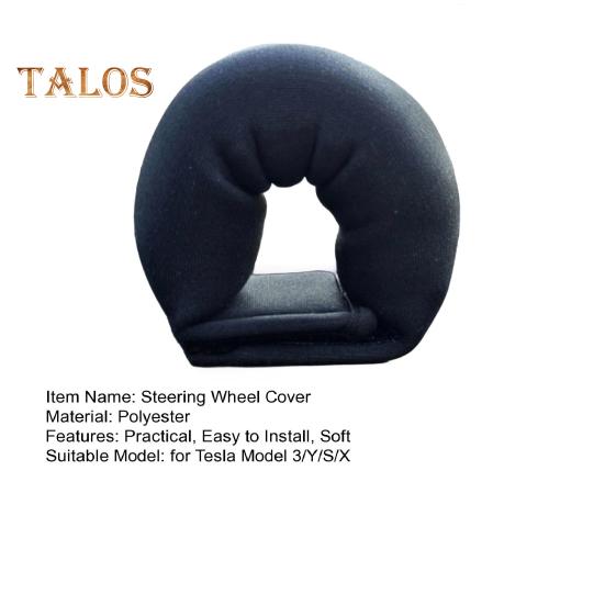 Грузик рулевого колеса с мягкой застежкой, дизайн ленты, простая установка, автозапчасти, грузики рулевого колеса для Tesla Model 3/Y/S/X