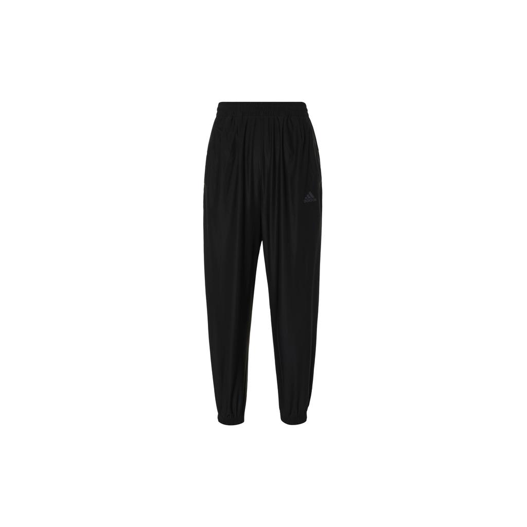 adidas Мужские вязаные спортивные штаны черные со средней резинкой HZ7051