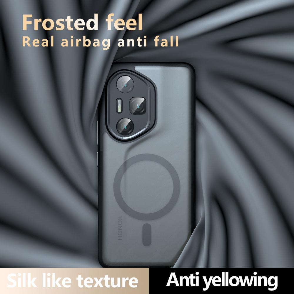 Для Honor 300/300 Ultra Чехол Совместимый с MagSafe TPU+PC Матовый Чехол для телефона