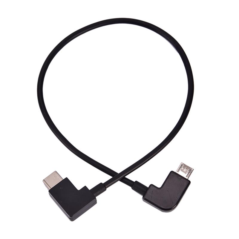 4" Кабель Micro USB под углом влево на Type C OTG для портативного цифрового ЦАП-усилителя