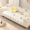 Nordic Sofa Cushion Four Seasons Universal Leave Embroidered Non-Slip Cotton Cushion Living Room Sofa Cover Furniture Protective