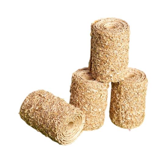 4 шт. Миниатюрная модель тюка сена, реалистичное украшение для мини-стога сена, крошечный круглый искусственный тюк соломы, аксессуары для украшения кукольного домика на ферме