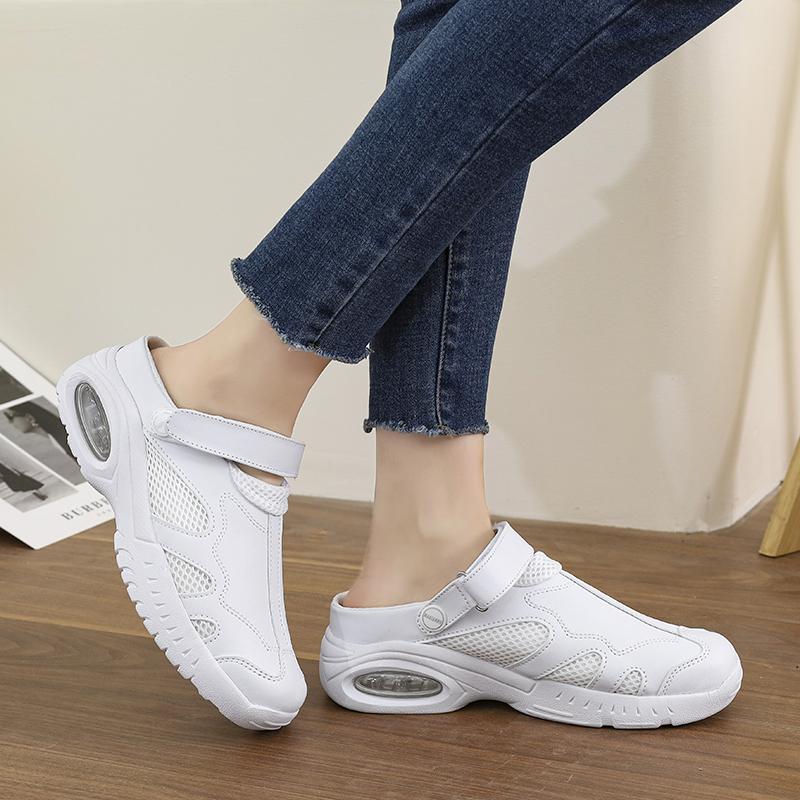 Модная женская обувь больших размеров для медсестер, удобная дышащая рабочая обувь, женская медицинская обувь