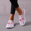 New Women Casual Shoes Mesh Women's Sneakers Sweet Cartoon Women Shoes Slip On Nurse Female Ladies Shoes Platform Sneakers Women