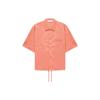 Essentials FW22 Short Sleeve Nylon Shirt Unisex Tops Coral FOG-FW22-34
