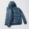 Men's 2023 Lightweight Short Down Jacket - Winter Style, Large Size, Stand Collar, Hooded