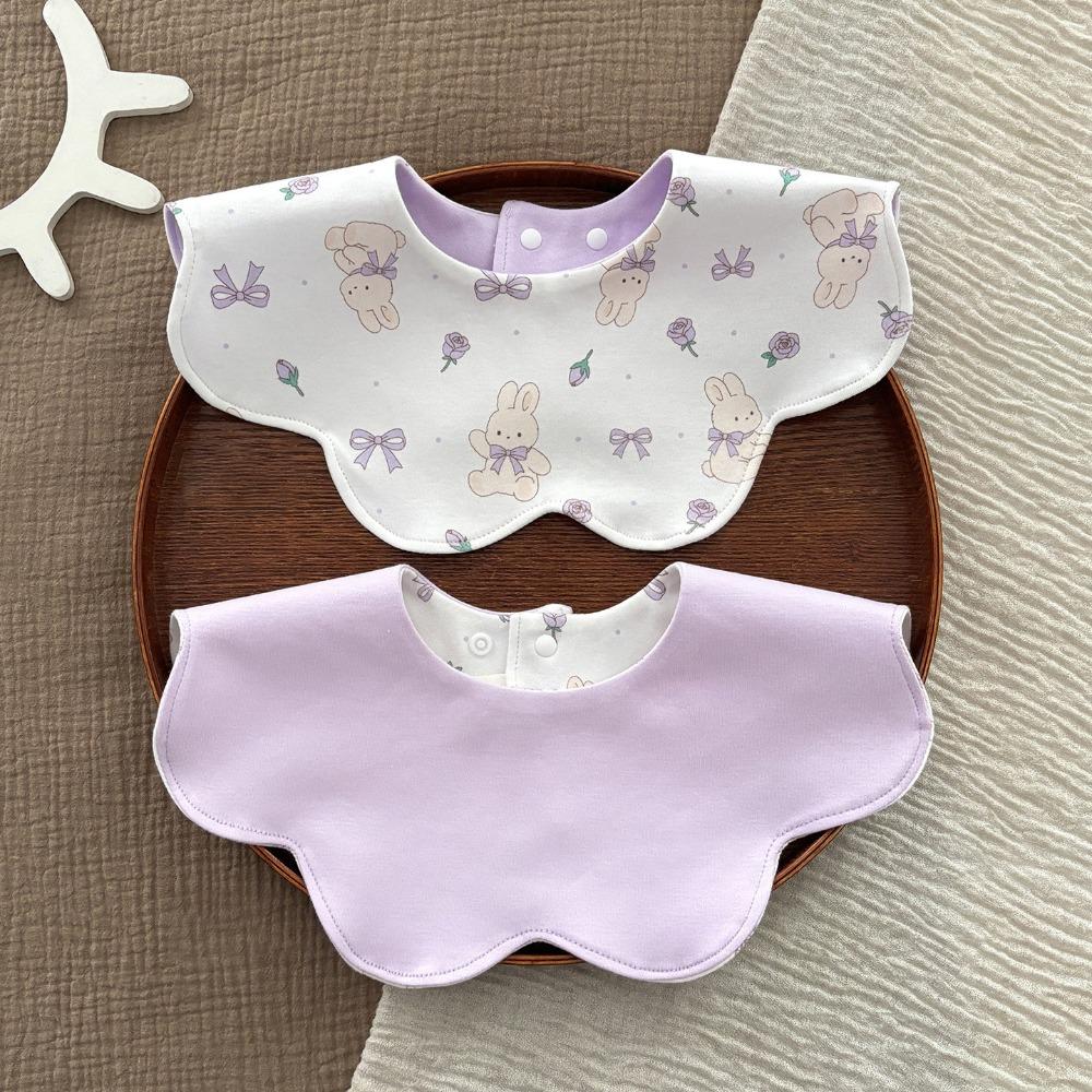 Absorbent Reversible Baby Bib Breathable Summer Bibs Bibs for Baby Girl Boy Infant Daily Wear