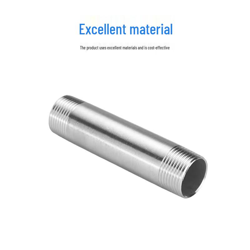 Stainless Steel Threaded Straight Pipe Nipple DN50