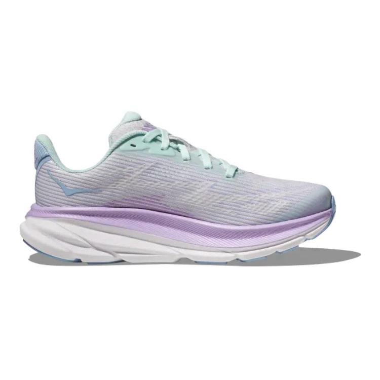 Кроссовки детские HOKA Clifton 9 Kids Sunlit Ocean Lilac Mist синие 1131170-SOLM