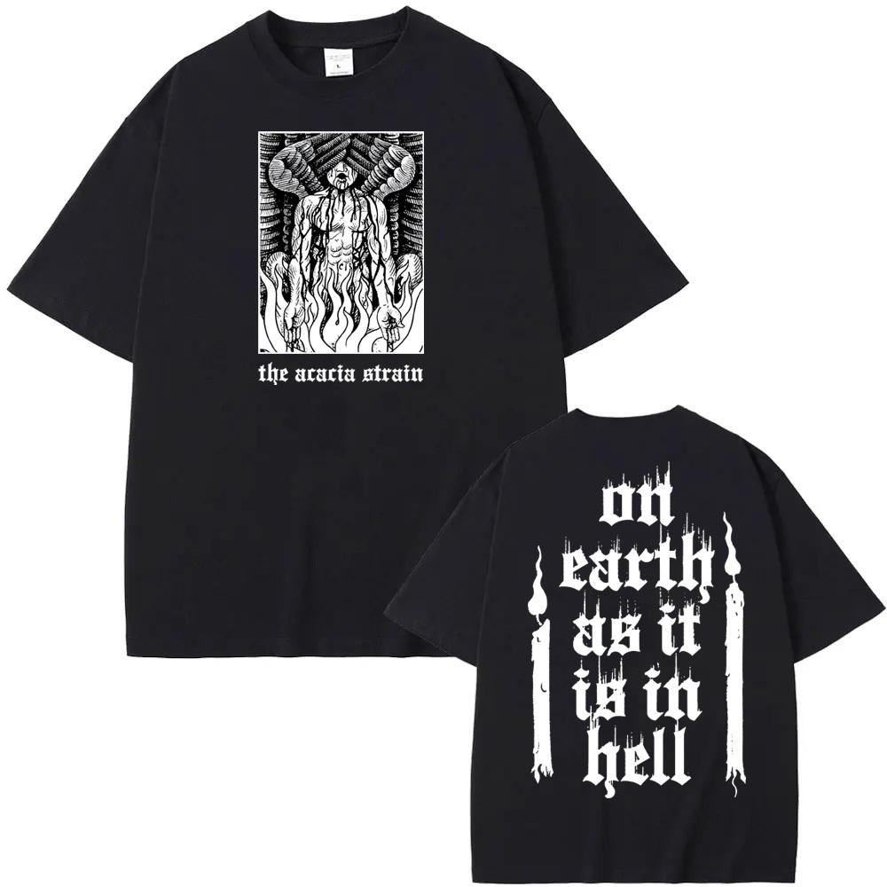 The Acacia Strain Summer NewT Shirt Short Sleeve Singers same styleTeeshirt Graphic Printing OneckTshirt Unisex Retro Clothes